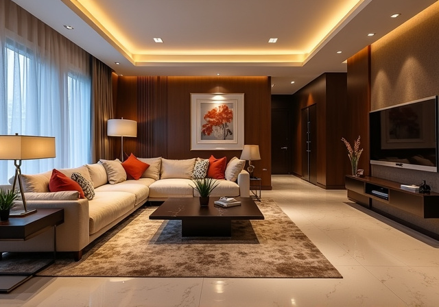 Contemporary interior design project in Coimbatore