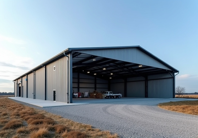 Industrial shed construction